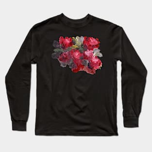 Rose Bouquet Oil Painting Long Sleeve T-Shirt